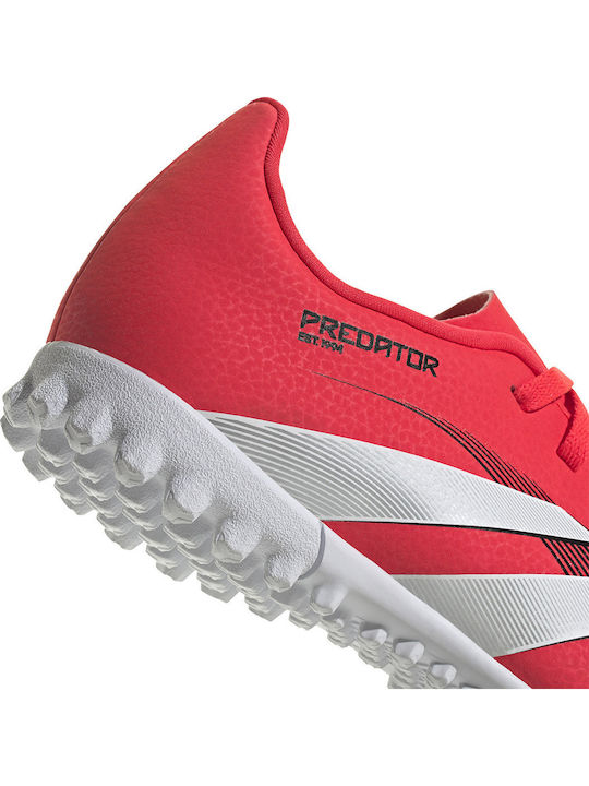 Predator Club Kids Turf Soccer Shoes Lucid Red / Cloud White / Core Black