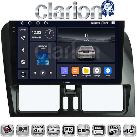 Clarion Автомобилна Аудио Система (Блутут/USB/WiFi/GPS/Apple-Carplay/Android-Auto) с Тъчскрийн 9"