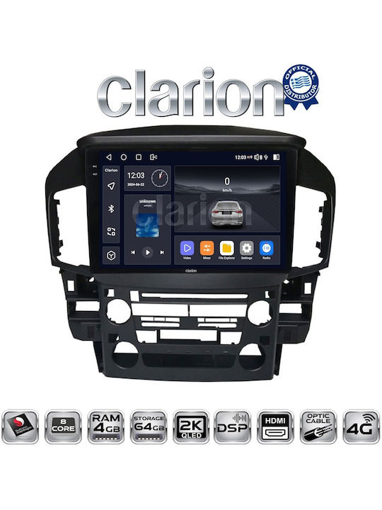 Clarion Ηχοσύστημα Αυτοκινήτου για Lexus RX300 2000 > 2004 (Bluetooth/USB/WiFi/GPS/Apple-Carplay/Android-Auto)