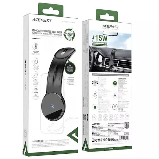 Acefast Suport Auto pentru Telefon cu magnet MagSafe Neagră