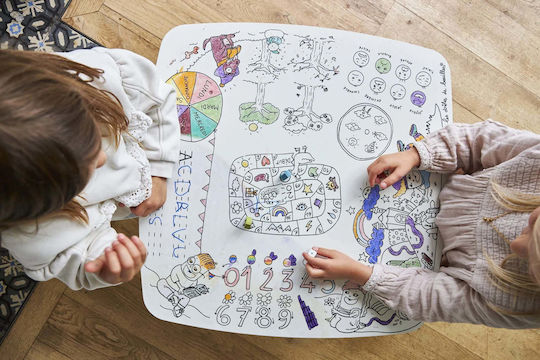 Kindertisch zum Malen Weiß DB Kids