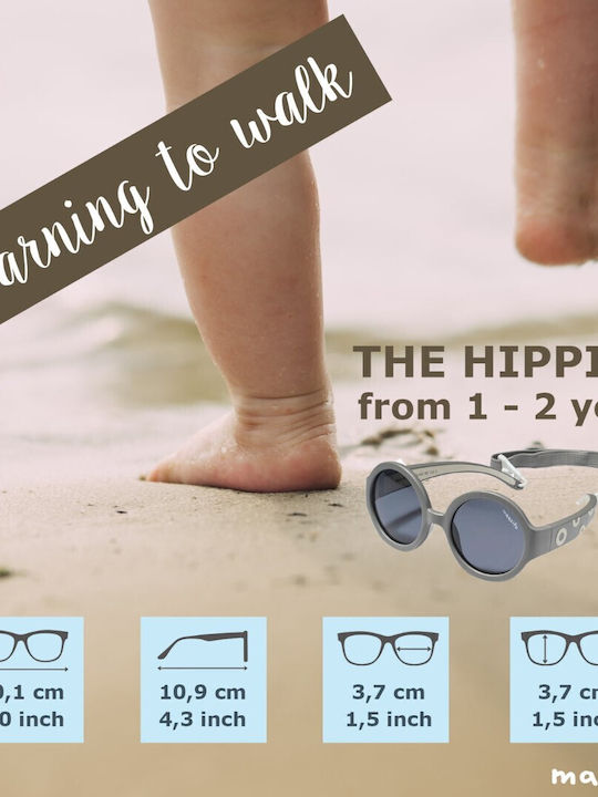 Mausito The Hippie Παιδικά Γυαλιά Ηλίου 6-24 Μηνών Beige