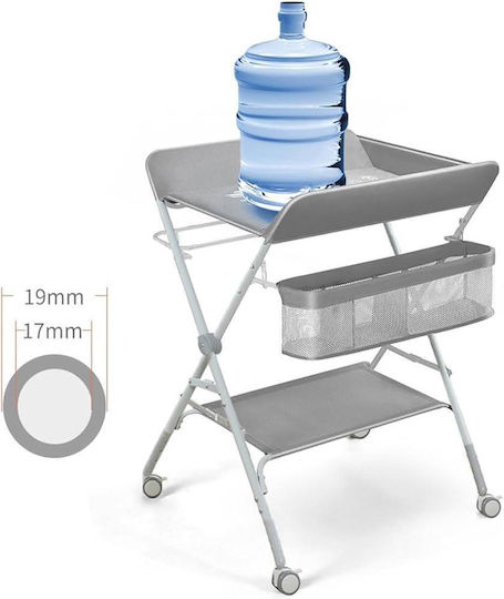 Babybadewanne mit Wickeltisch Gray