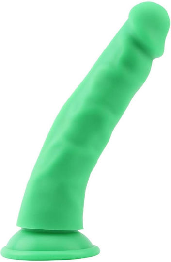 Realistisches Dildo mit Hoden und Saugnapf Grün 22.5cm