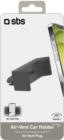 SBS Holder Auto Handyhalterung mit verstellbaren Haken Schwarz