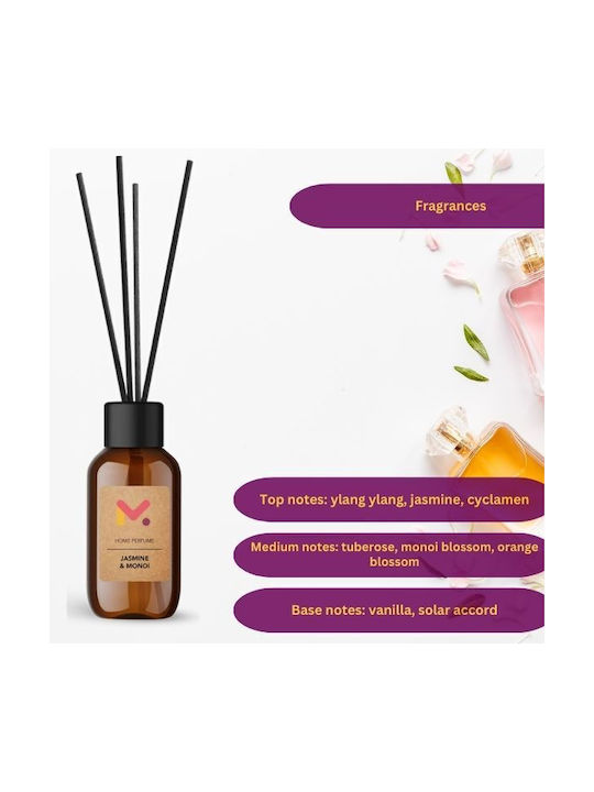 Raumduftstäbchen 125 ml Jasmin-Monoi-Duft