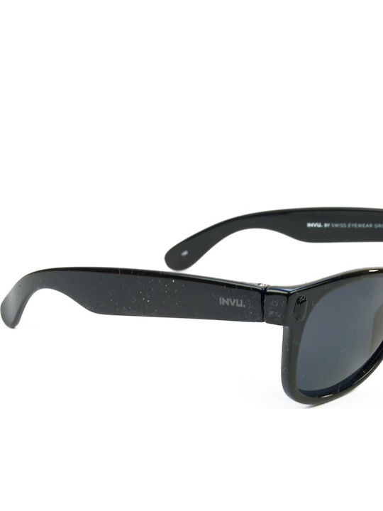 Invu Unbreakable Square Kids Sunglasses with Polarized Blue Lenses for 4-7 Years