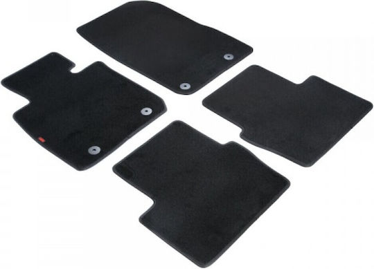 Lampa Set of Front and Rear Mats 4pcs for Mazda CX-3 Black