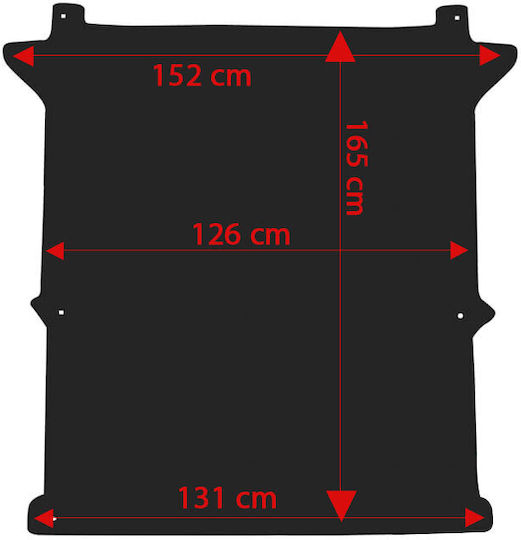Rezaw Plast Bed Mat for Mercedes-Benz Citan 2021+ Black
