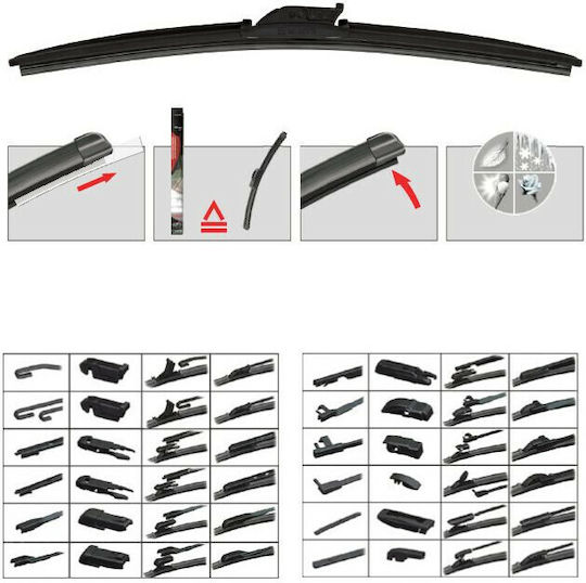 Wurth Flatblade Multi Υαλοκαθαριστήρας Αυτοκινήτου Οδηγού 660mm Universal