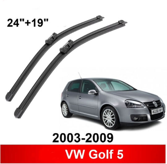 Bosch Aerotwin 3398000002 Car Wiper Blades for VW Golf 5 2003-2005, Set of 2 Pieces, 24" 60cm & 19" 47cm