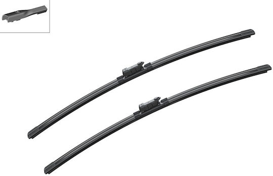 Bosch Aerotwin A821S Front Set Car Wiper Blades 600mm Universal Volkswagen T5 Amarok T6 Transporter