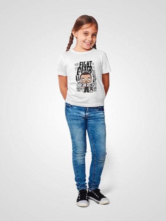 Kids' T-shirt White Tyler Durden FIght Club