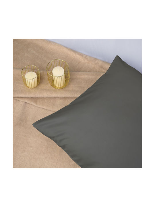 Darymex Μαξιλαροθήκη Dark Gray 70x80εκ.
