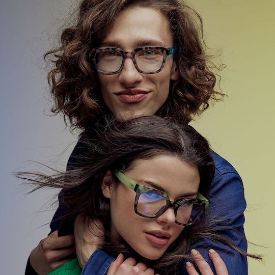 Mondo Acetate Blue Light Blocking Glasses in Maro Tortoise