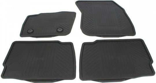 Ford Set of Front and Rear Mats 4pcs for Mercedes-Benz V Ford Mondeo Black
