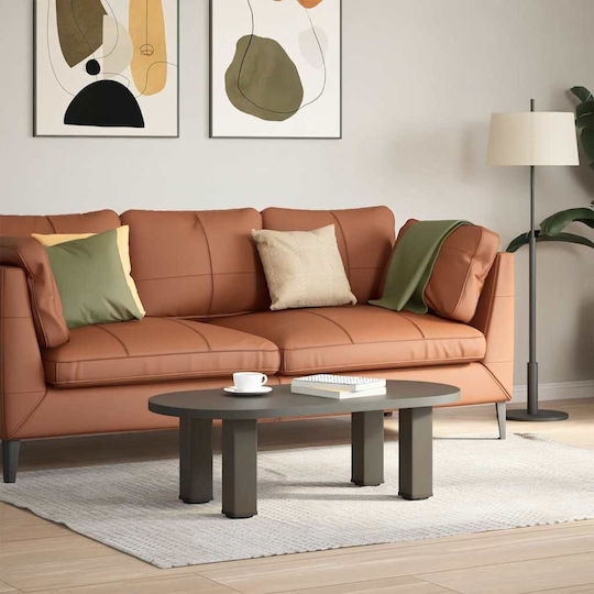 vidaXL Metallic Furniture Leg 4 Pieces Suitable for Table / Coffee Table 14x14x32cm Brown