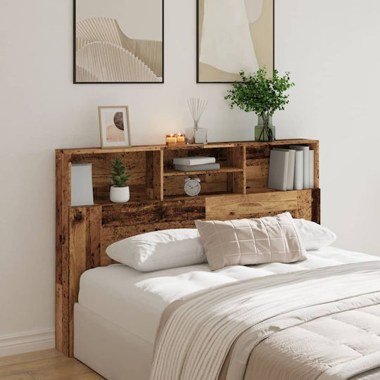 vidaXL Bed Headboard made of Wood Coffee