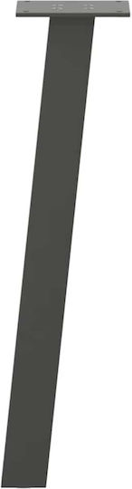 Kaffeetischbeine 4 Stk. Anthrazit 30 cm Stahl Anthrazit