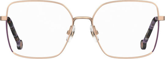 Carolina Herrera Metal Eyeglass Frame Gold HER 0248 BSU