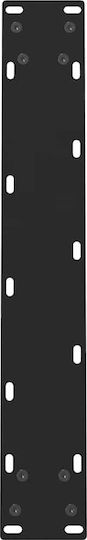 vidaXL Металик Крак На Мебел 2 Бройки Подходящ За Маса / Малка Маса / Офис 60x72см Черен