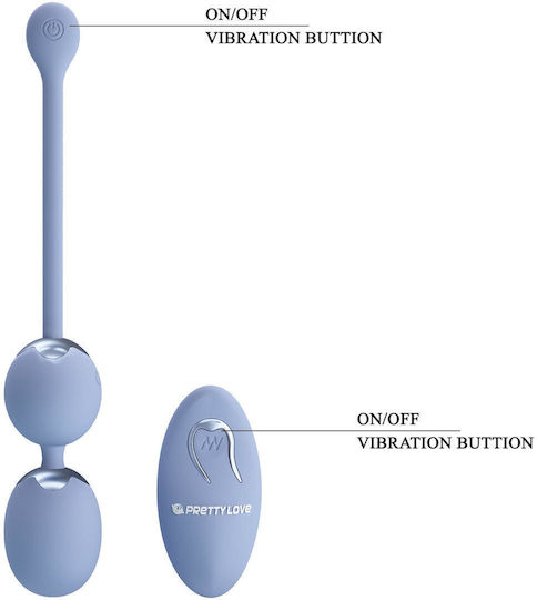 Pretty Love Willie Dream Chaser 6 Blue Wireless Remote Control 12 Vibration Functions Memory Fun