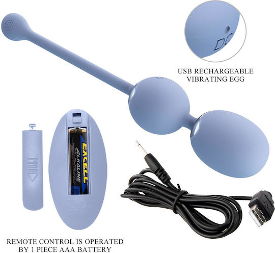 Pretty Love Willie Dream Chaser 6 Blue Wireless Remote Control 12 Vibration Functions Memory Fun