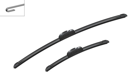 Bosch Aerotwin AR605S Front Set Car Wiper Blades 600mm/340mm Universal Scania S