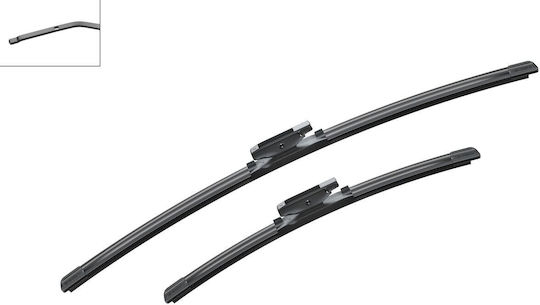 Bosch Aerotwin A116S Front Set Car Wiper Blades 600mm/400mm Universal Renault Clio