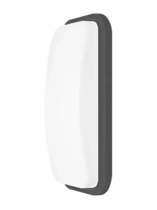 Braytron Επιτοίχιο Εξωτερικό Φωτιστικό LED IP65 15W με Θερμό Λευκό Φως 23.6x11.6x68εκ.