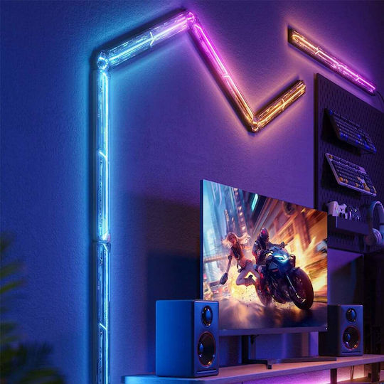 Govee Gaming Wall Light (4+1) Bluetooth/WiFi Decorative Lamp Bar Light Black 5pcs