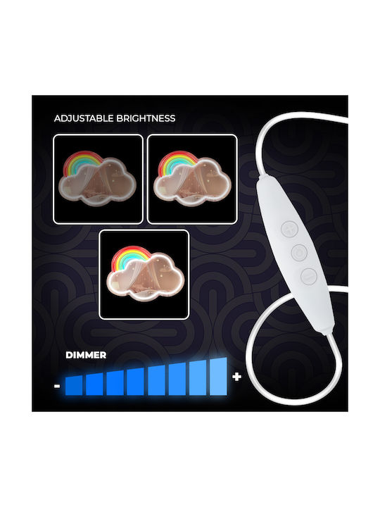 Forever Light Neon Διακοσμητικό Φωτιστικό LED Θερμό Λευκό 26x32x38.5εκ.