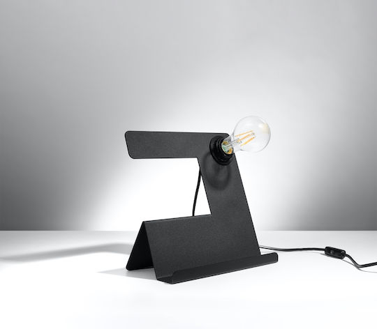 Sollux Decorative Lamp with Socket for Bulb E27 Black