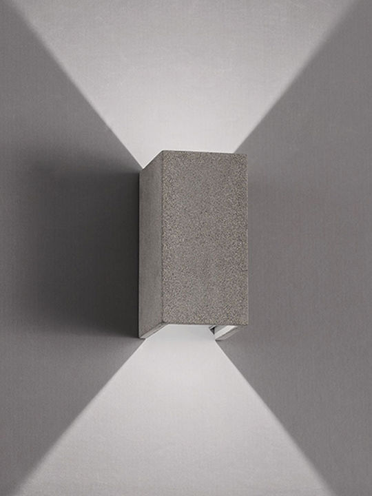 Viokef Patrick Wandmontierte Außenbeleuchtung Punkt IP65 Doppelstrahl 9.5x19cm