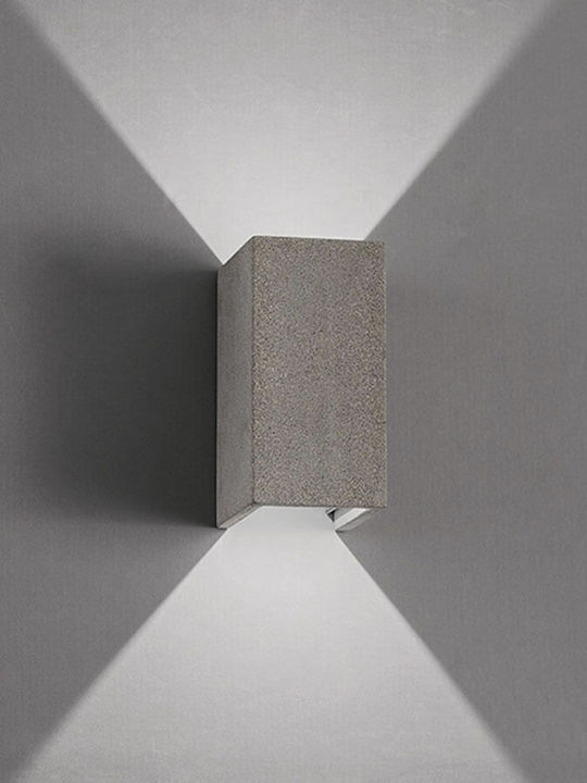 Viokef Patrick Wandmontierte Außenbeleuchtung Punkt IP65 Doppelstrahl 9.5x19cm