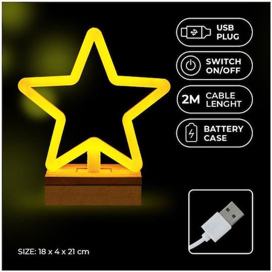 Neon Kactus Dekorative Lampe Weiß