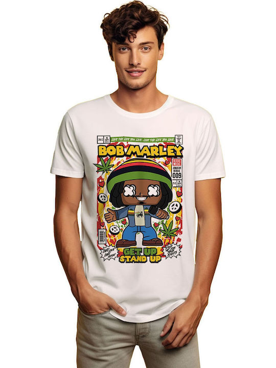 Pop Culture Bob Marley T-shirt Βαμβακερό Pop Culture Bob Marley T-shirt Βαμβακερό