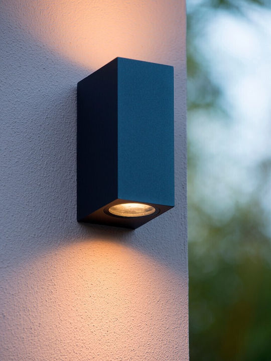Lucide Lightning Zora Wall-Mounted Outdoor Spot Light GU10 IP44