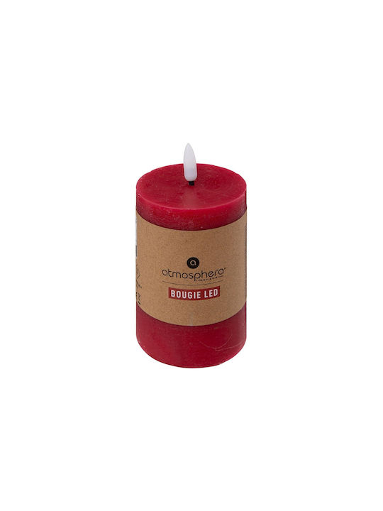Atmosphera Decorative Lighting Molia LED Warm White Wax Polish 7x7x13cm