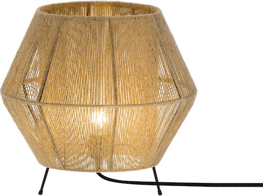 Viokef Zaira Dekorative Lampe mit Fassung für E27 Lampe Beige