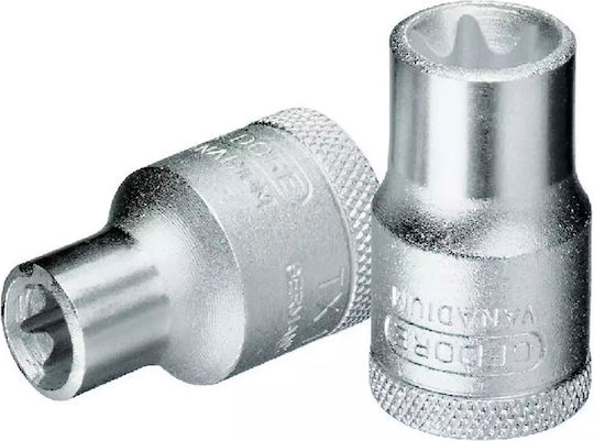 Gedore Καρυδάκι Torx με Καρέ Υποδοχής 1/2" Μέγεθος E14