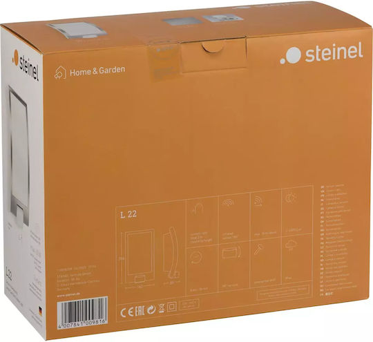 Steinel L 22 S Wandmontierte Außenleuchte E27 IP44