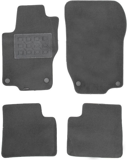 Cik Set of Front and Rear Mats 4pcs for Mercedes-Benz ML 2011 Black / Gray