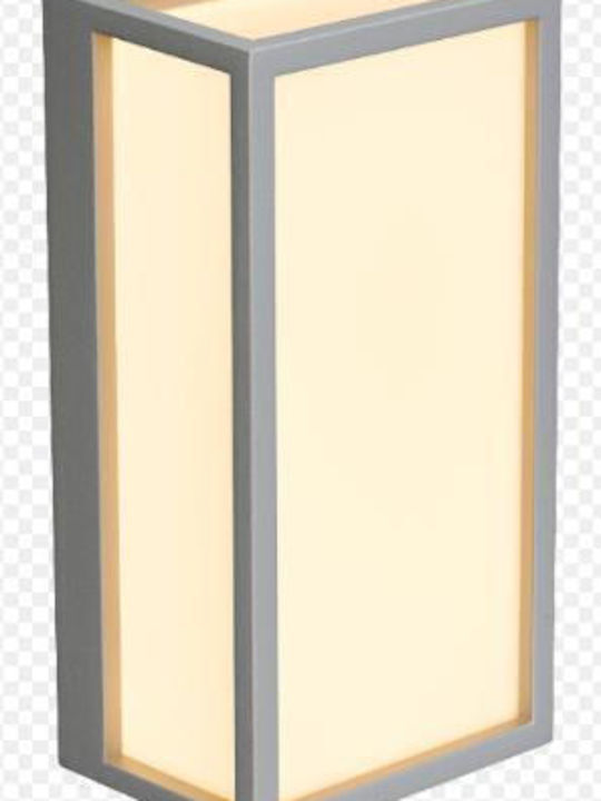 Fos me Wall-Mounted Outdoor Ceiling Light LED IP54 10W with Warm White Light 11x22x8.5εκ.