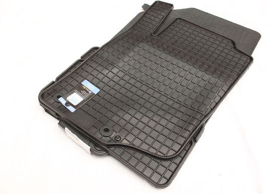 Petex Set of Front and Rear Mats 4pcs for Peugeot 207 2006-2012 Black