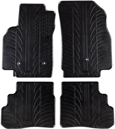 Lampa Set of Front and Rear Mats 4pcs for Opel Karl 2015 Black