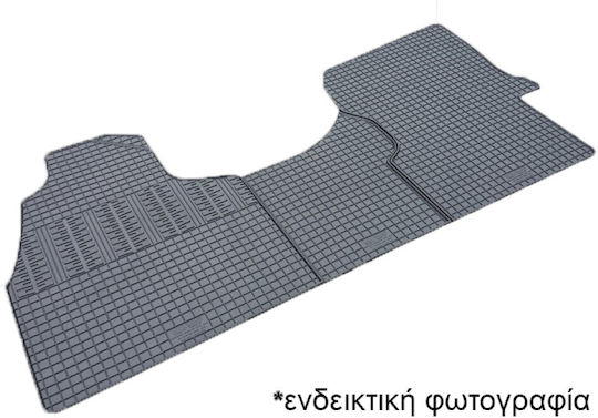 Cik Front Mats 3pcs for Hyundai H 350 2015-2022 Black