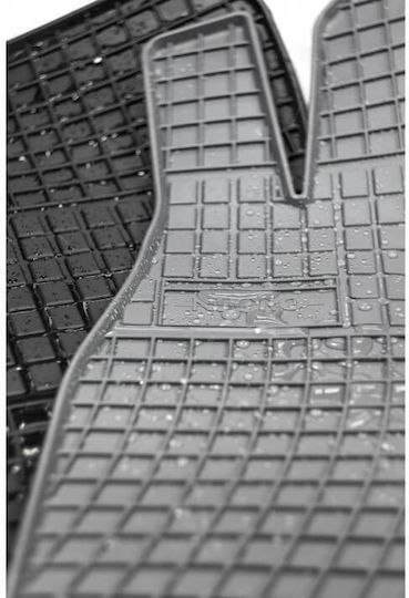 Frogum Set of Front and Rear Mats 4pcs for Peugeot 307 2001-2008 Black
