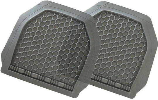 Autoline Rear Mats Universal 2pcs Tray Type Gray