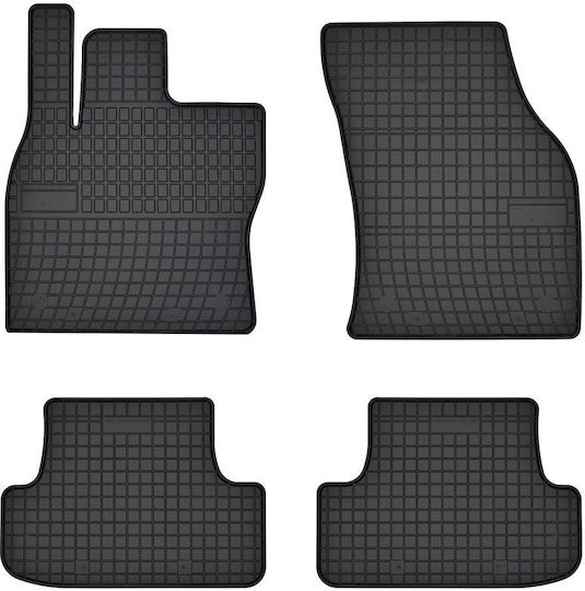 Frogum Set of Front and Rear Mats 4pcs for Audi Q2 2016 Black